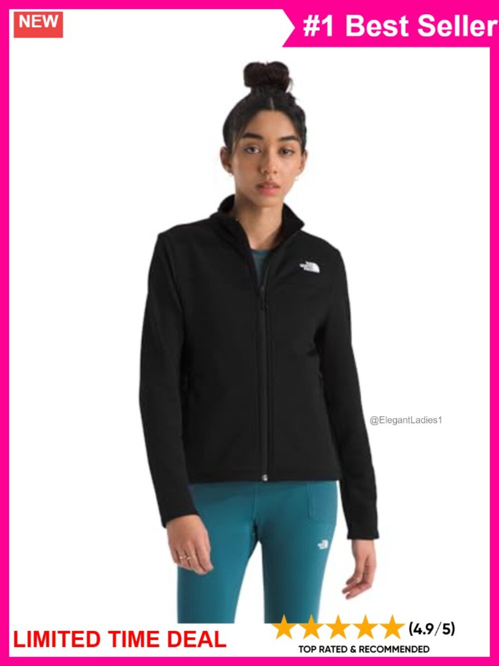 Recycled Polyester Grid Fleece Full-Zip Jacket Zip Pockets